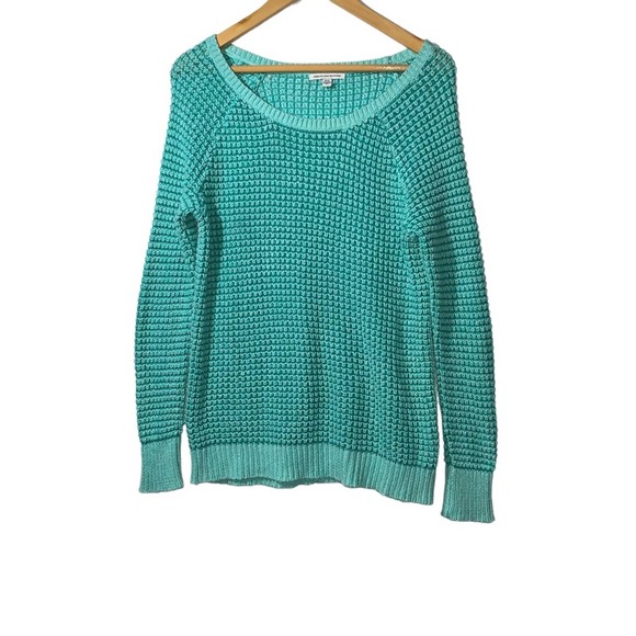 American Eagle Sweater chunky knit scoop neck sweater size Med - Picture 1 of 5